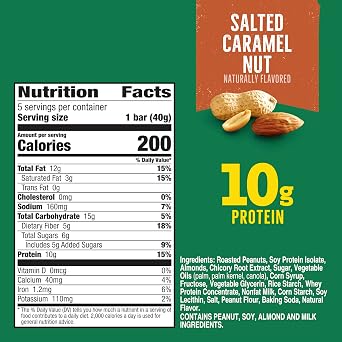 Nature Valley Salted Caramel Nut Chewy Bars, Gluten Free, 20 ct