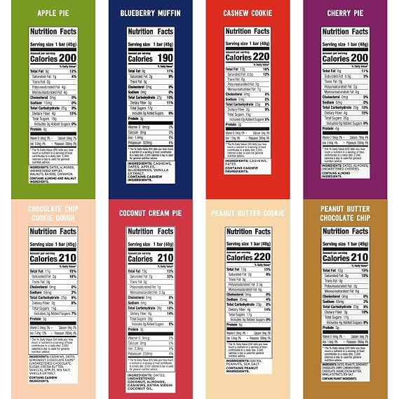Larabar Variety Pack, Fruit & Nut Bars, 16 ct, 26.4 oz | 8 Flavors: Blueberry Muffin, Cherry Pie, Coconut Cream Pie, Apple Pie & More