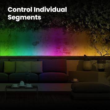 Feit Electric Smart LED Neon Flex Strip Lights, 10FT, Bendable, RGBW Color Chasing, Dimmable, 2.4Ghz WiFi Enabled, Compatible with Alexa and Google Home Asst, Music Sync, Remote App, NF10/CHASE/WP/AG
