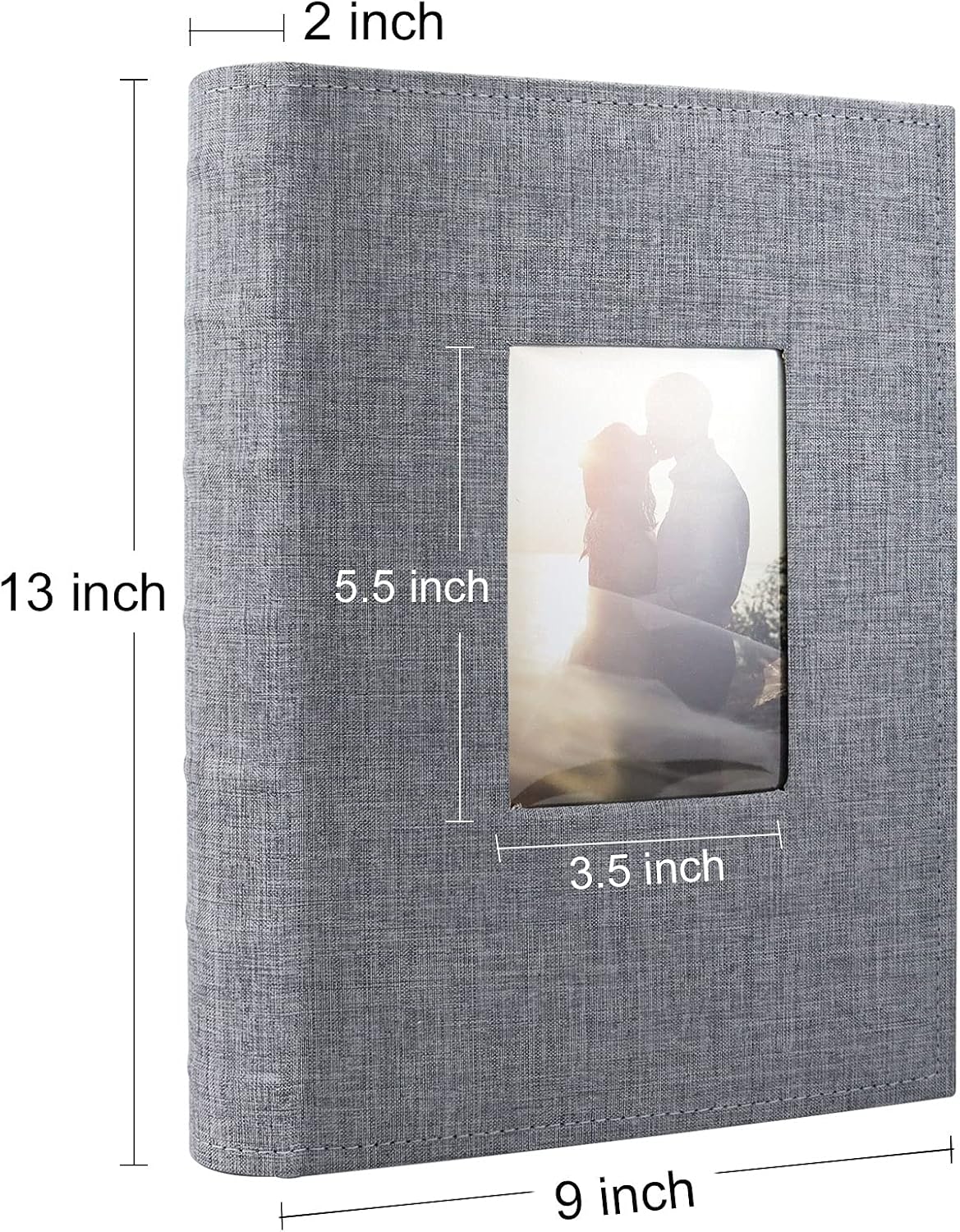 Vienrose Photo Albums 6x4 (15x10 cm) 300 Pockets Linen Cover with Memo Spaces Photobook Large Capacity Pictures Album Memory Book for Wedding Family - Image 3