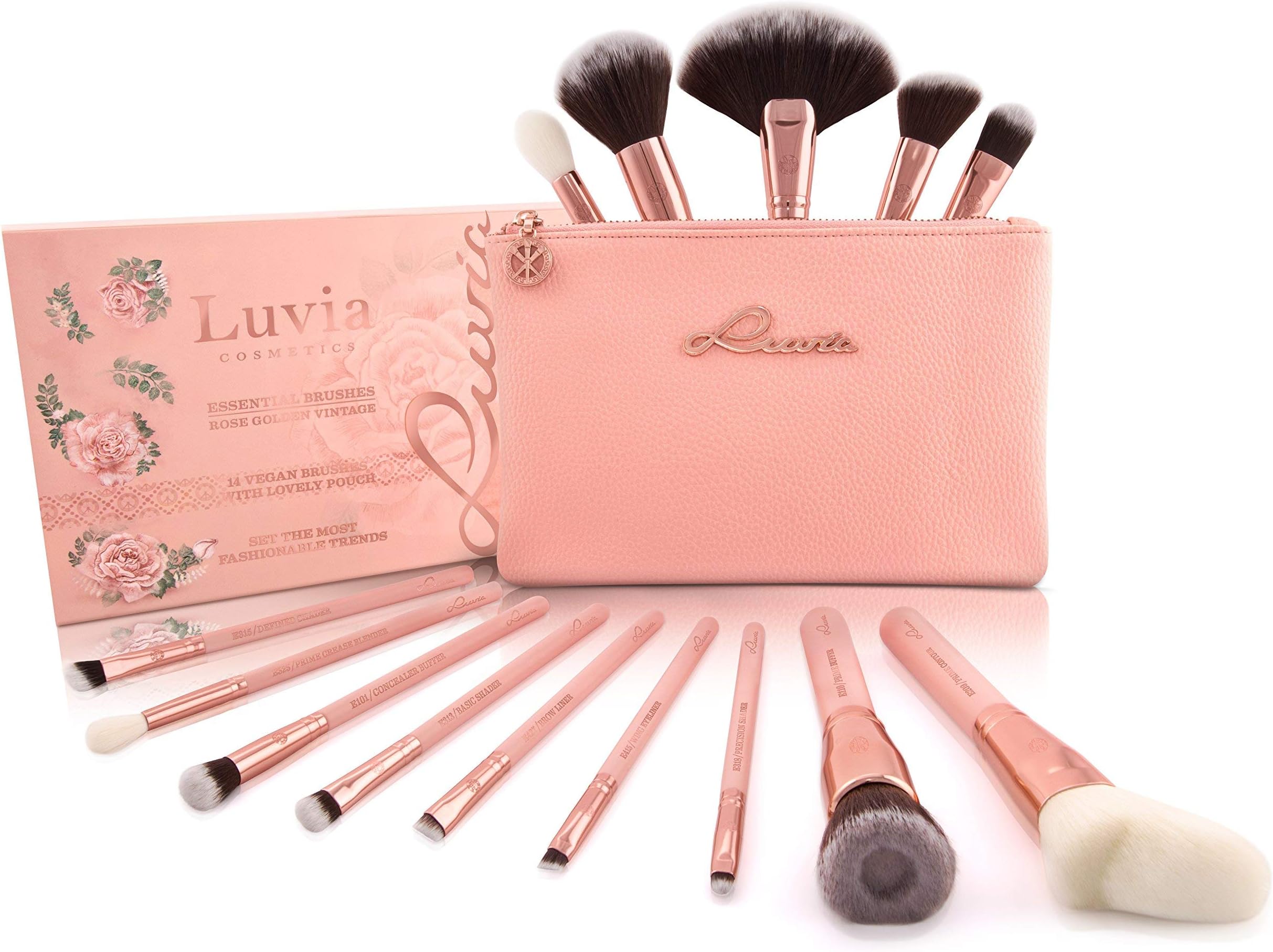 Make-up brush set with bag