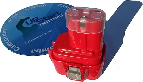 Miniatura 2 de Paquete de 2 baterías de repuesto Makita de 9.6 V  Compatible con Makita BMR100, 9120, 6222D, 6260D, 6226D, 6222DWE, ML903, 6503D, 6261DWPE, 6261D,