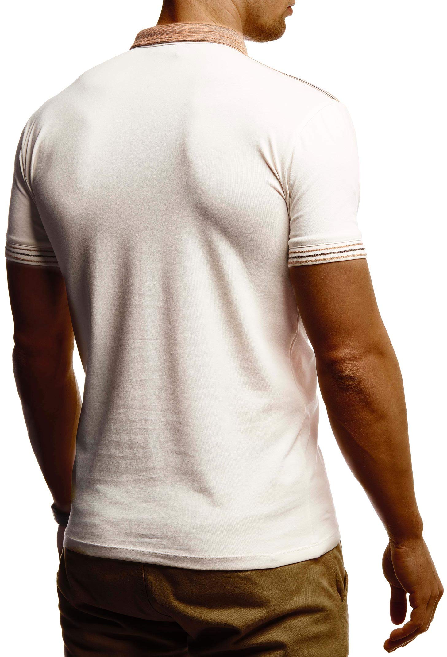 Leif Nelson suéter de Punto Fino Chal Collar de los Hombres LN-1310