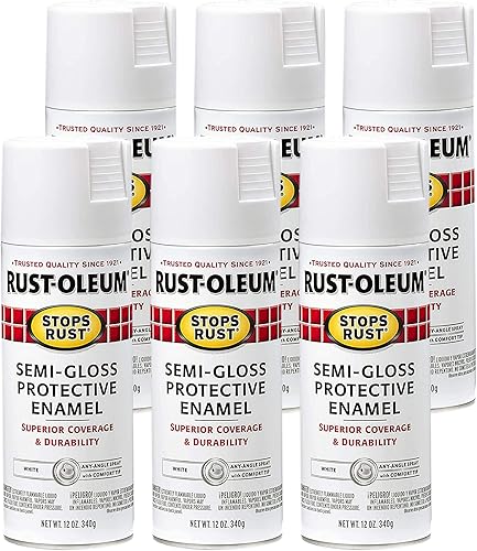 Vista 98 de Rust-Oleum 7776830 - Pintura en aerosol para prevención del óxido, 12 onzas, negro plano