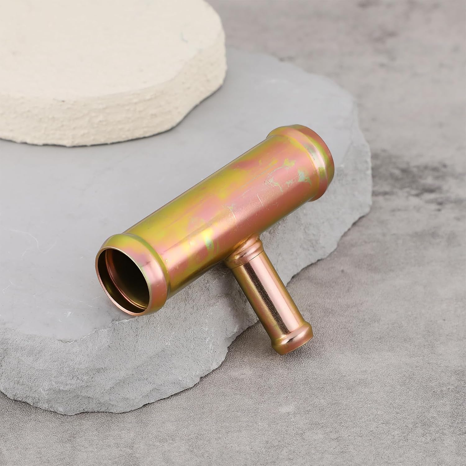 OTOTEC 2Pcs Heater Hose Pipe Fitting 3/4x3/8x3/4 Inch for Car Heater Water Pipe Gasoline Pipe 20x20x10mm
