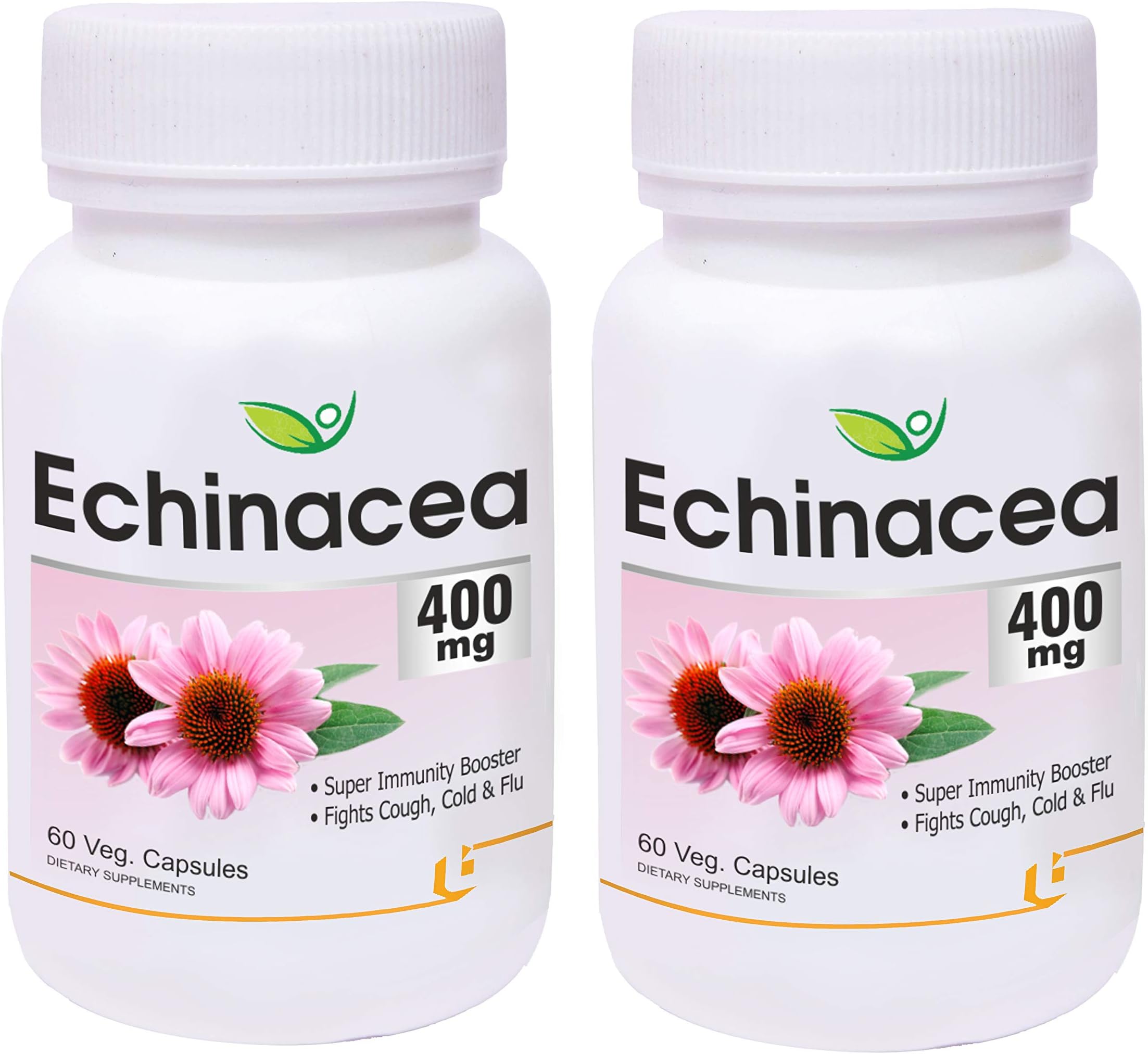 Biotrex Nutraceuticals Echinacea 400 mg -60 Veg Capsule, Pack of 2