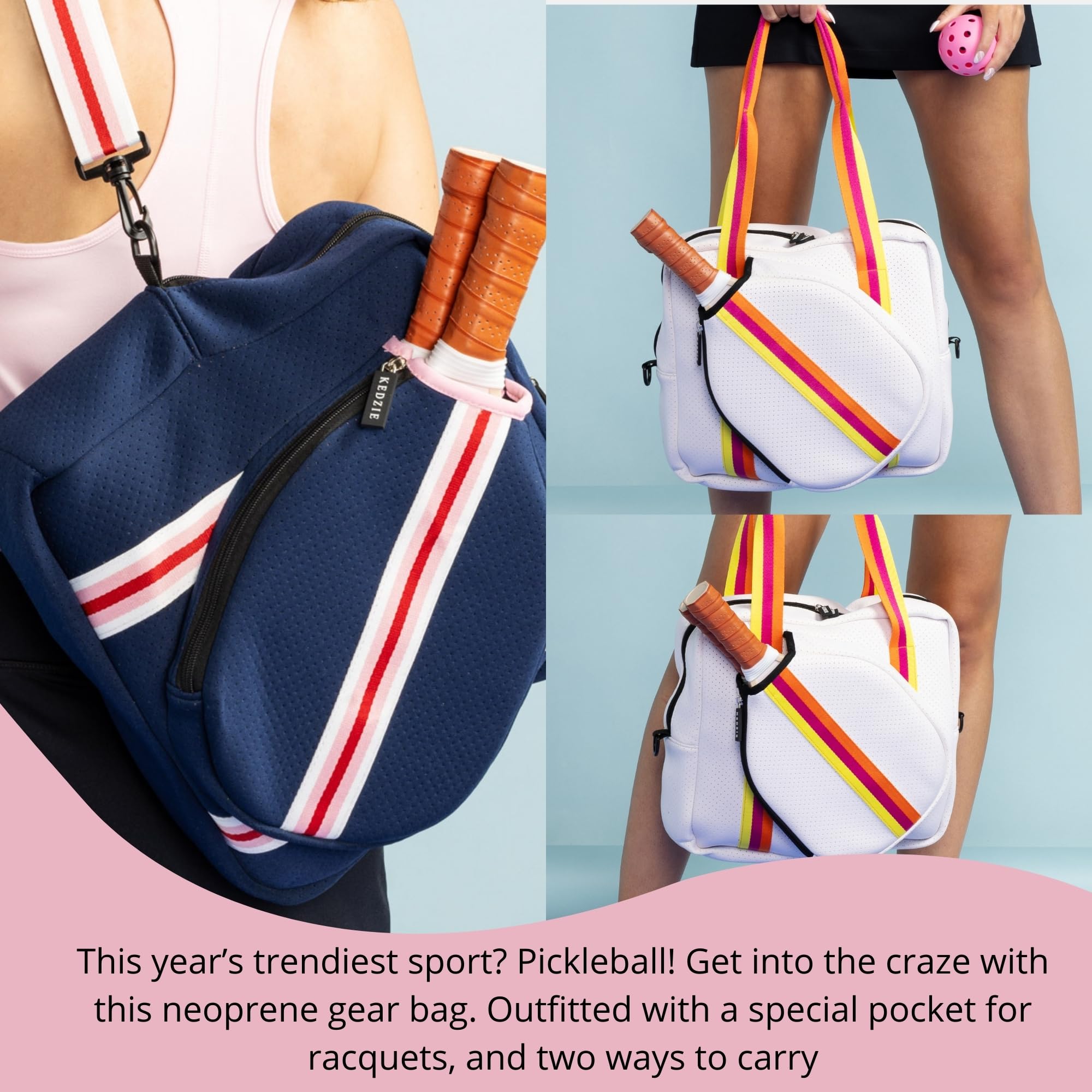 KETTLE ショルダーバッグ Amazon.com: KEDZIE Pickleball Tote Crossbody Bag Portable For