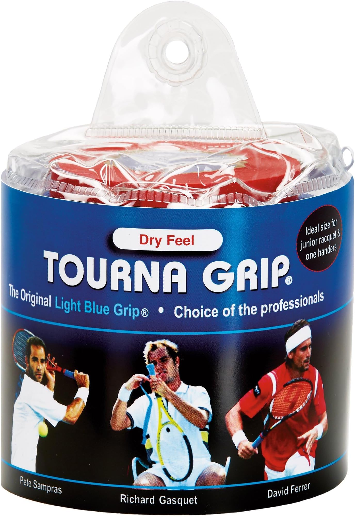 TournaGrip、オリジナルドライフィールテニスグリップ 30Pouch Blue