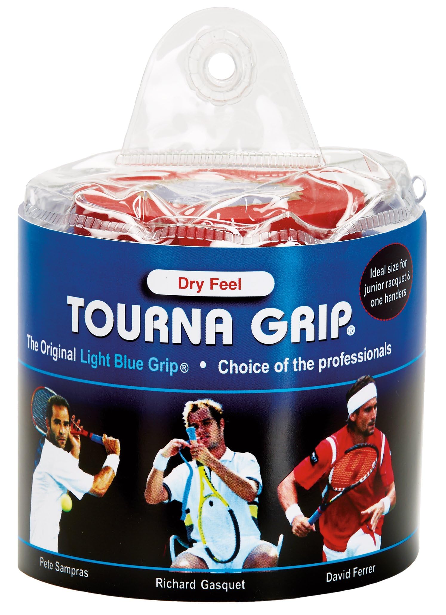 TOURNA Tennis Original Dry Overgrip (Blue, 30 Grips)