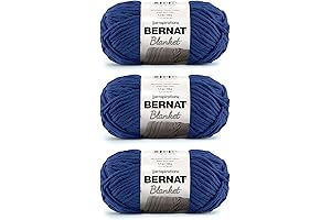 Bernat Blanket Yarn Medium (3 Pack of 150g/5.3oz) - Polyester - 6...
