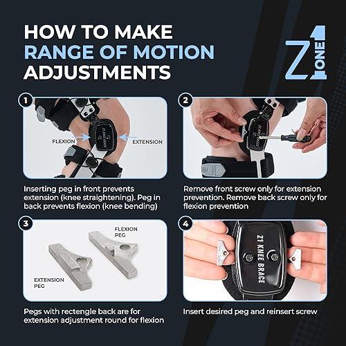 Miniatura 6 de Z1 K7 Osteo Assist - Rodillera vertical doble para hombres y mujeres, artrosis de rodilla leve a moderada, ACL, MCL, PCL, LCL, desgarro de menisco,