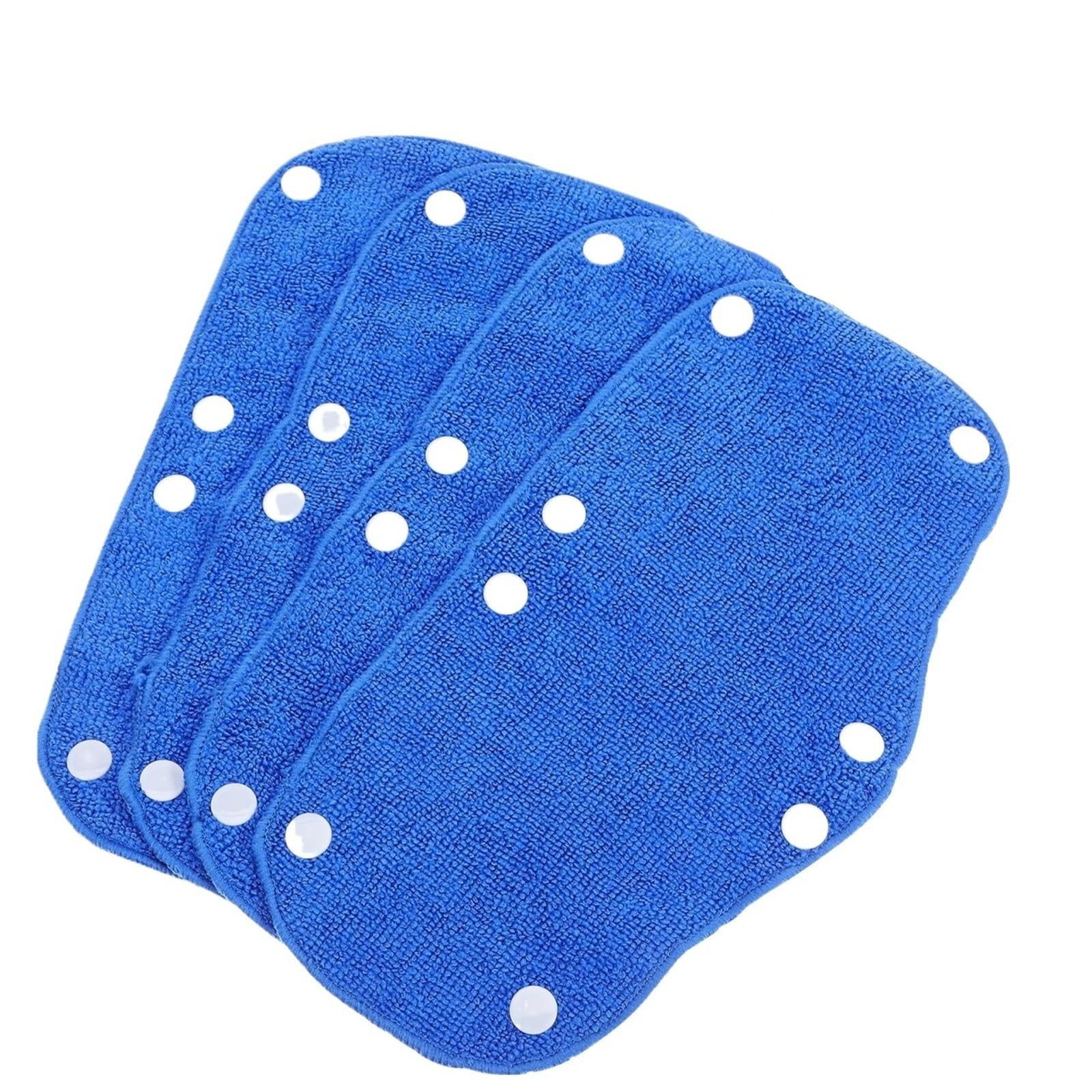 Schweißpolster für Helme, Industrie-Schweißband for Schutzhelme, 18 Stück, saugfähiges Baumwollband, dunkelblau, wiederverwendbar, waschbar