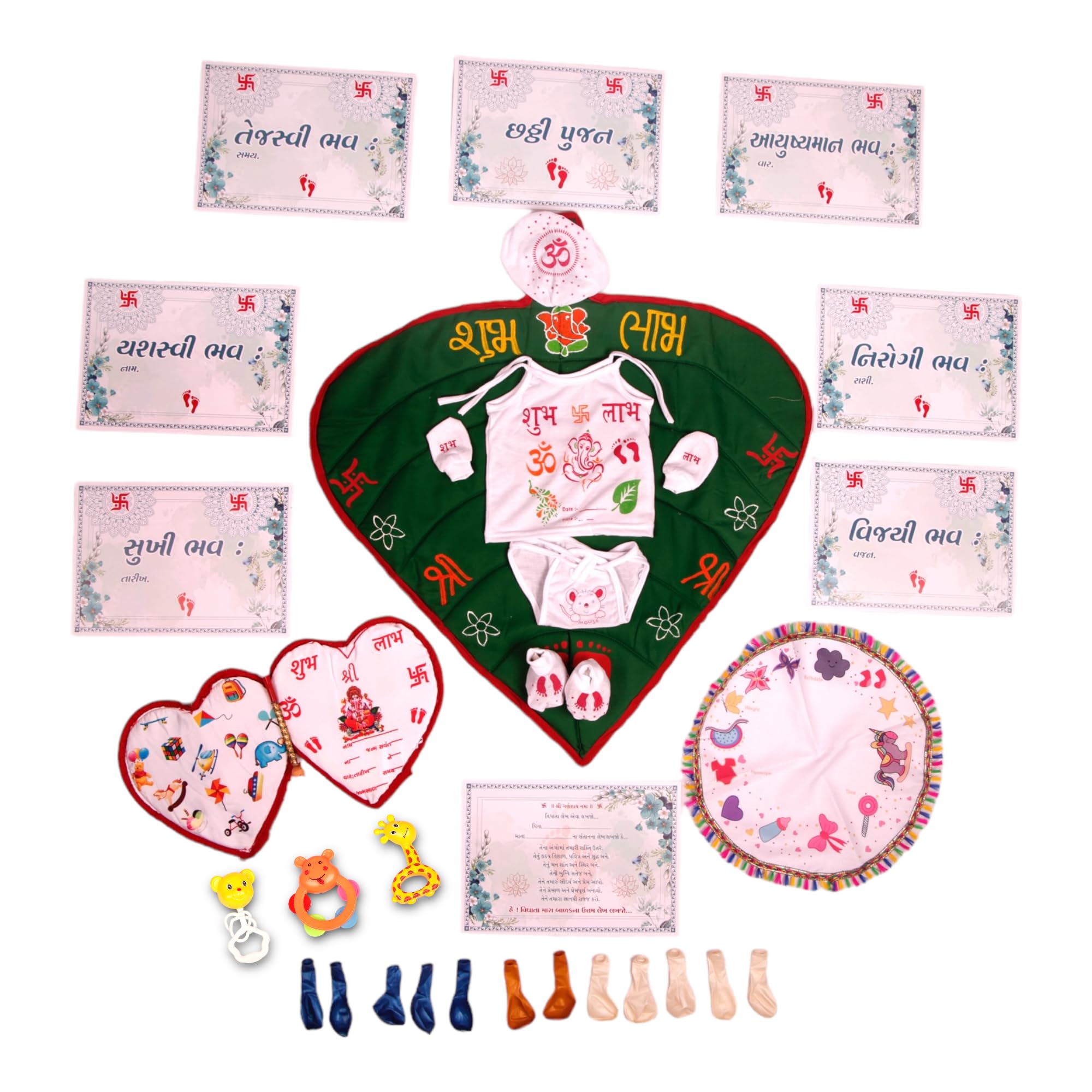 VIRTI MINI ME Chhathi Pujan Set with 8 Vidhata Lekh | Baby Pooja Essentials | Traditional Indian Set for Newborn Chhathi Ceremony-image-42