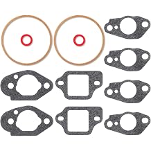 2 Sets 16010-883-015 Carburetor Bowl Gasket Kit Carburetor Gasket Lawnmower Parts Carburetor Parts Compatible with Honda Gcv160 Gcv190 G150 G200 G300 G400 Gc135 Gc160 Gc190