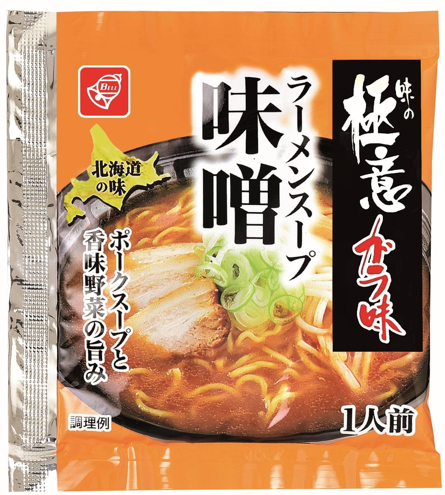 【安価】【ポイント消化】【54円】 ベル食品 極意ガラ味ラーメンスープ味噌 40g