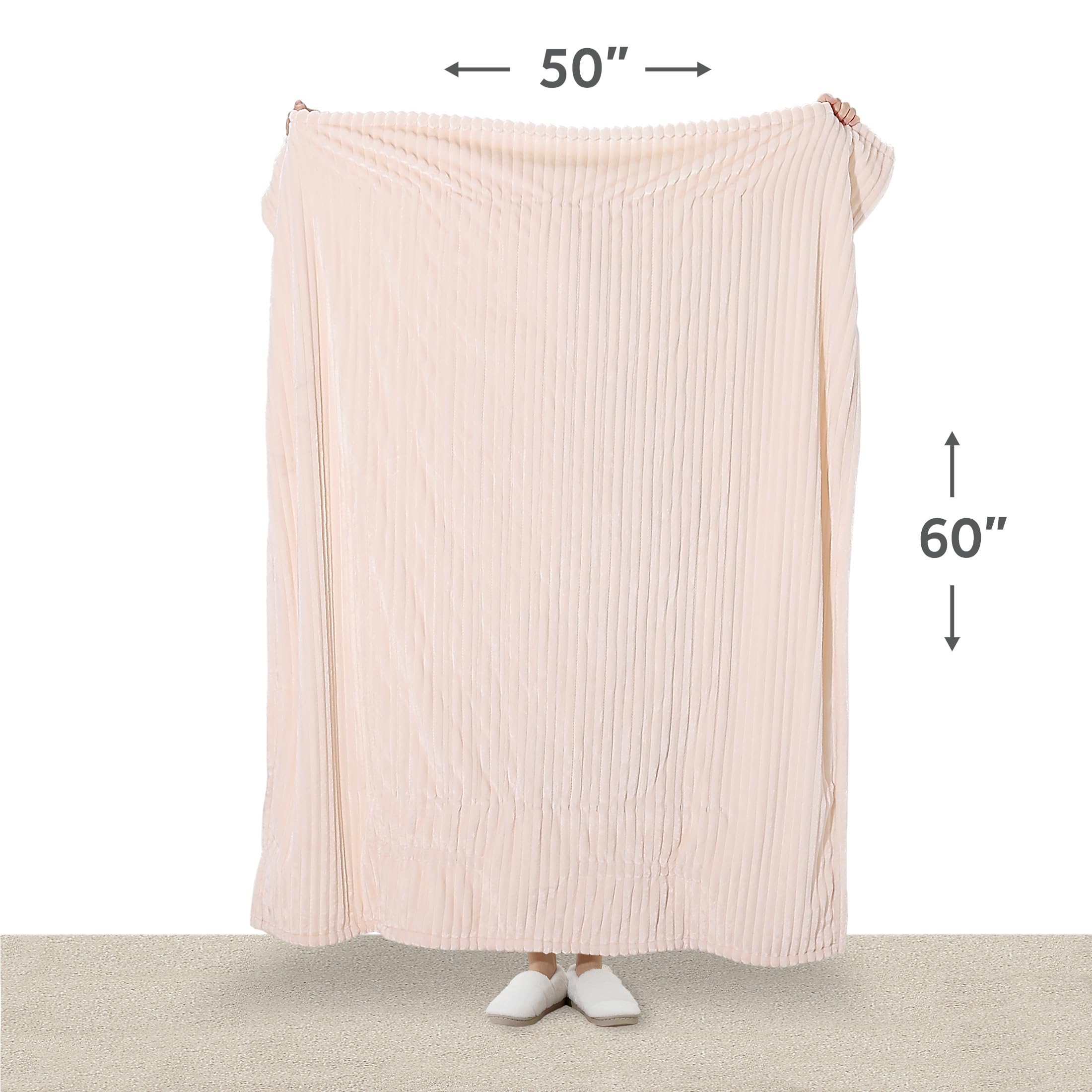 Amazon.com: Sunbeam Royal Posh Ribbed Champagne Heated Personal Throw /  Blanket, Cozy-Warm, Adjustable Heat Settings : Home u0026 Kitchen