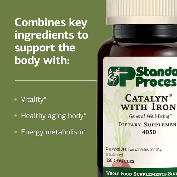 Standard Process Catalyn with Iron, General Wellness, 150 Capsules