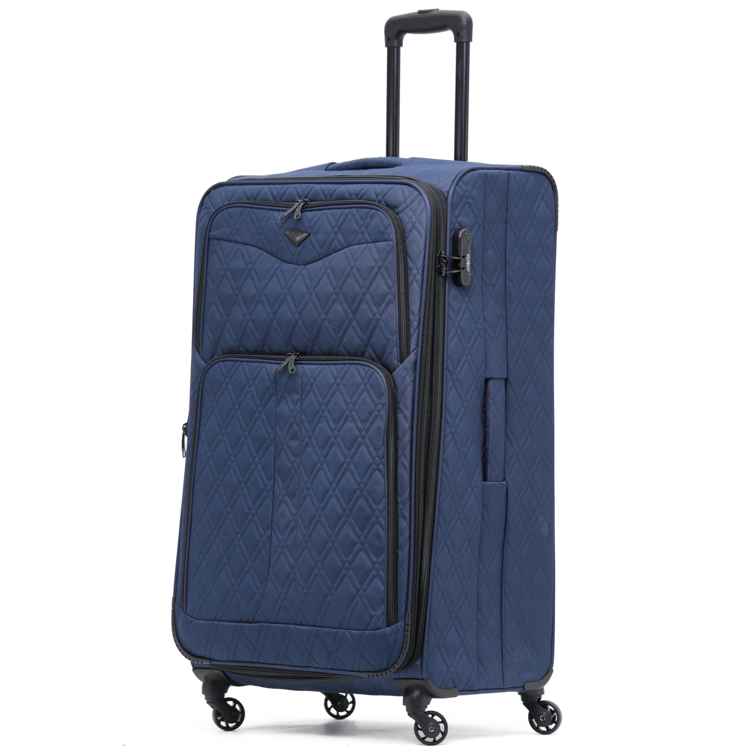 Flight Knight Lightweight 4 Wheel 800D Soft Case Suitcases Anti Crack Cabin & Hold Luggage Options Approved for Over 100 Airlines Including easyJet, BA & Many More! — view 91