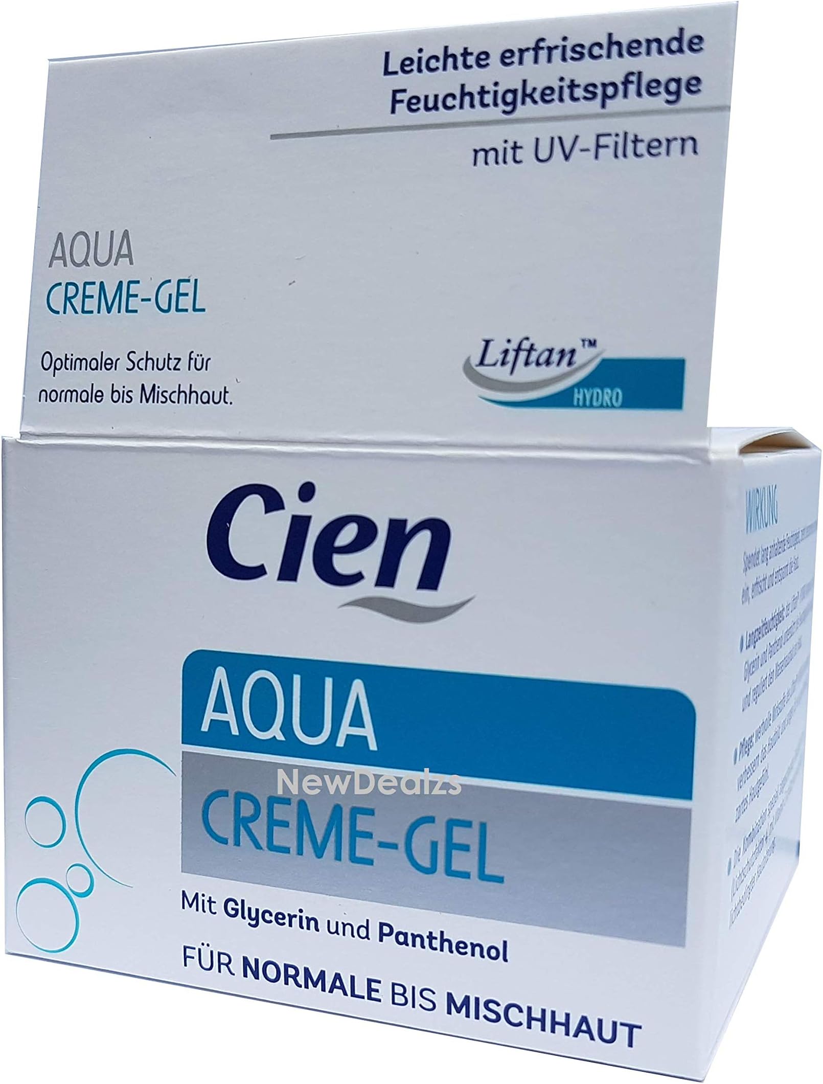 Aqua Cream Gel - with Glycerin and Panthenol - 50 mL