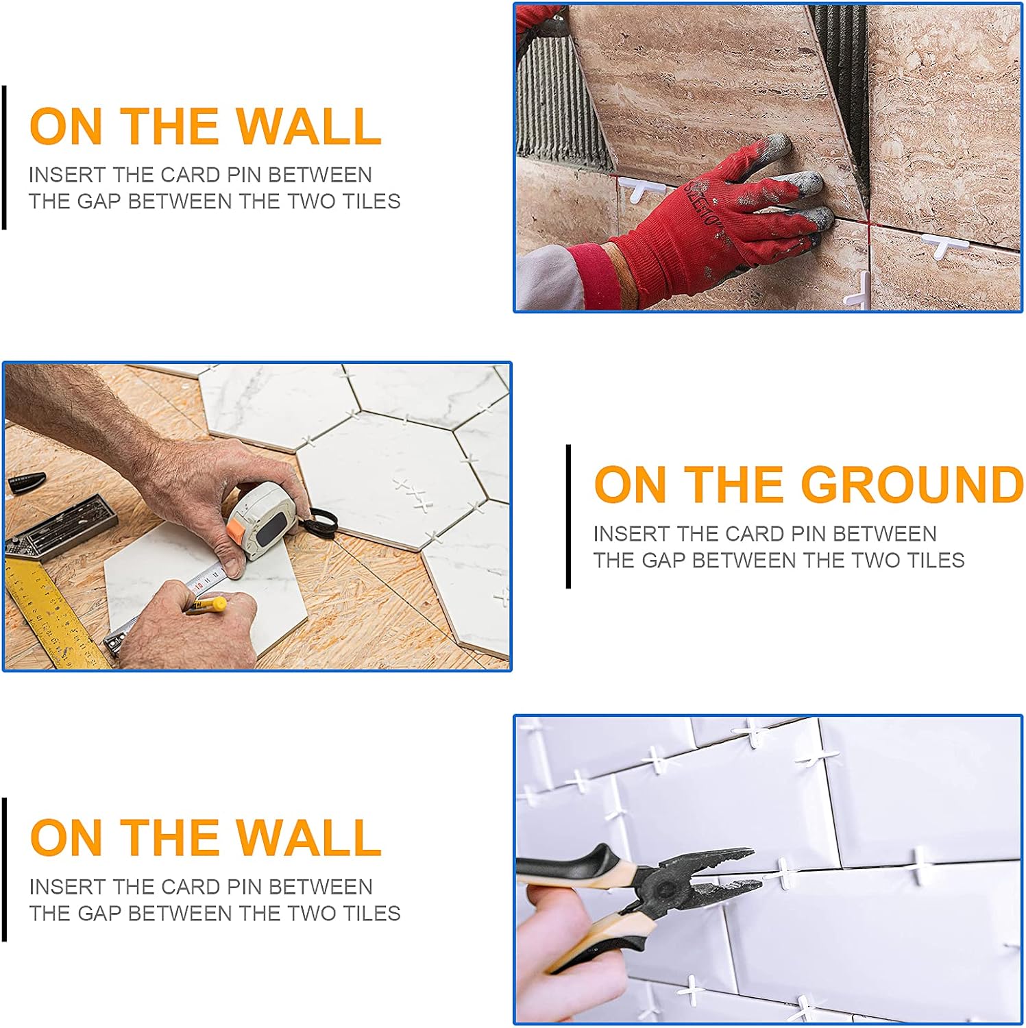 Buy Betecent 2000PCS Tile Spacers 1/12 inch 2mm Ceramic Wall Floor