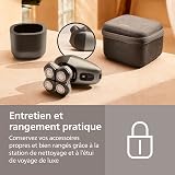 Philips Head Shaver Pro 9000 Series - Rasoir pour la tête d'hommes et femmes, tête flexible 360°, lames ComfortCut, rasage efficace tout en douceur pour la peau, idéal en cadeau, modèle HS9980/15 - 9