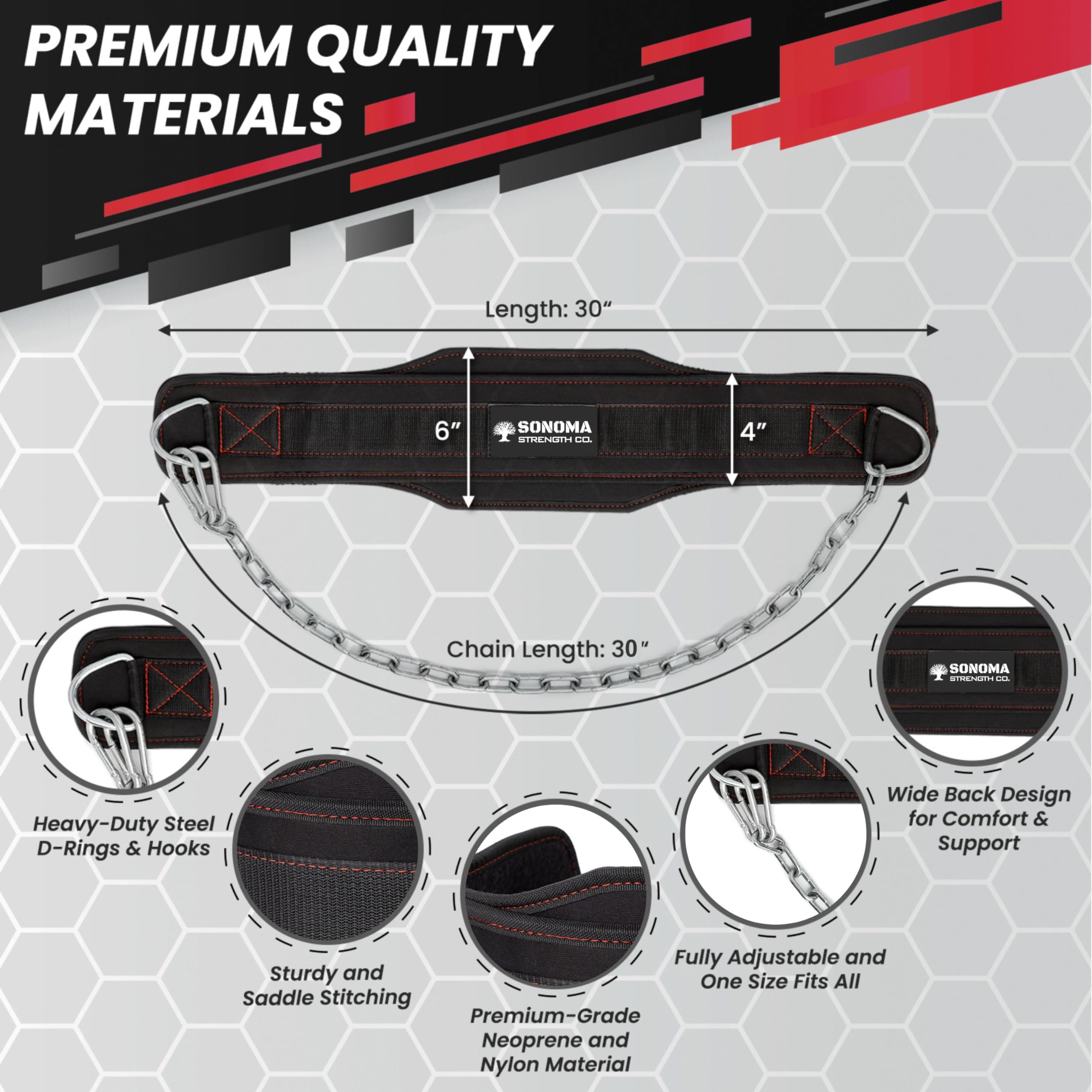 Ceinture De Musculation Avec Chaîne En Acier – Protection Lombaire Renforcée – Pour Squat, Soulevé De Terre Et Traction
