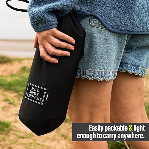 Miniatura 2 de TSE LC100 Silla de camping compacta, silla plegable para exteriores súper ligera, de 2 libras, portátil para senderismo, playa, festivales, uso