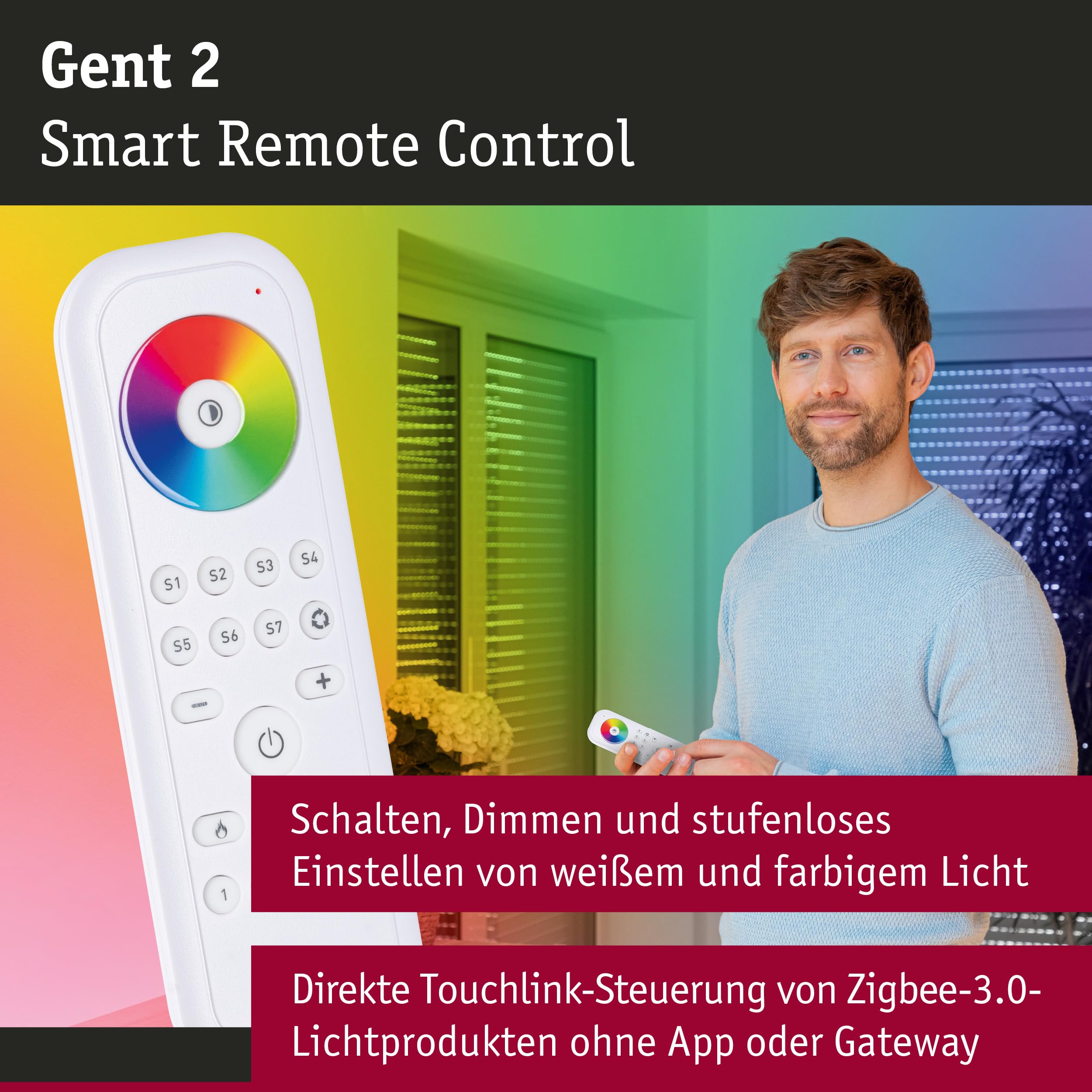 Paulmann 50140 Remote Gent White Smart Control, Material: Plastic - Image 2