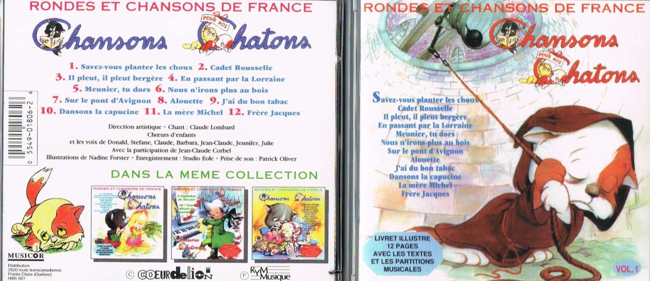 V1 Chansons Pour Nos... [Audio CD] Chatons