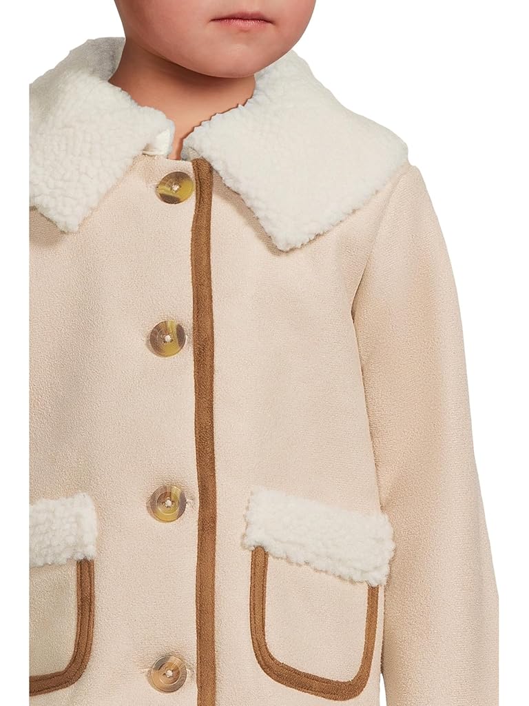 Khaki Janie and Jack Bonded Sherpa Coat (Infant)