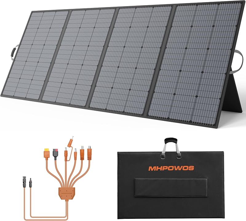 400W Portable Solar Panel Foldable Solar