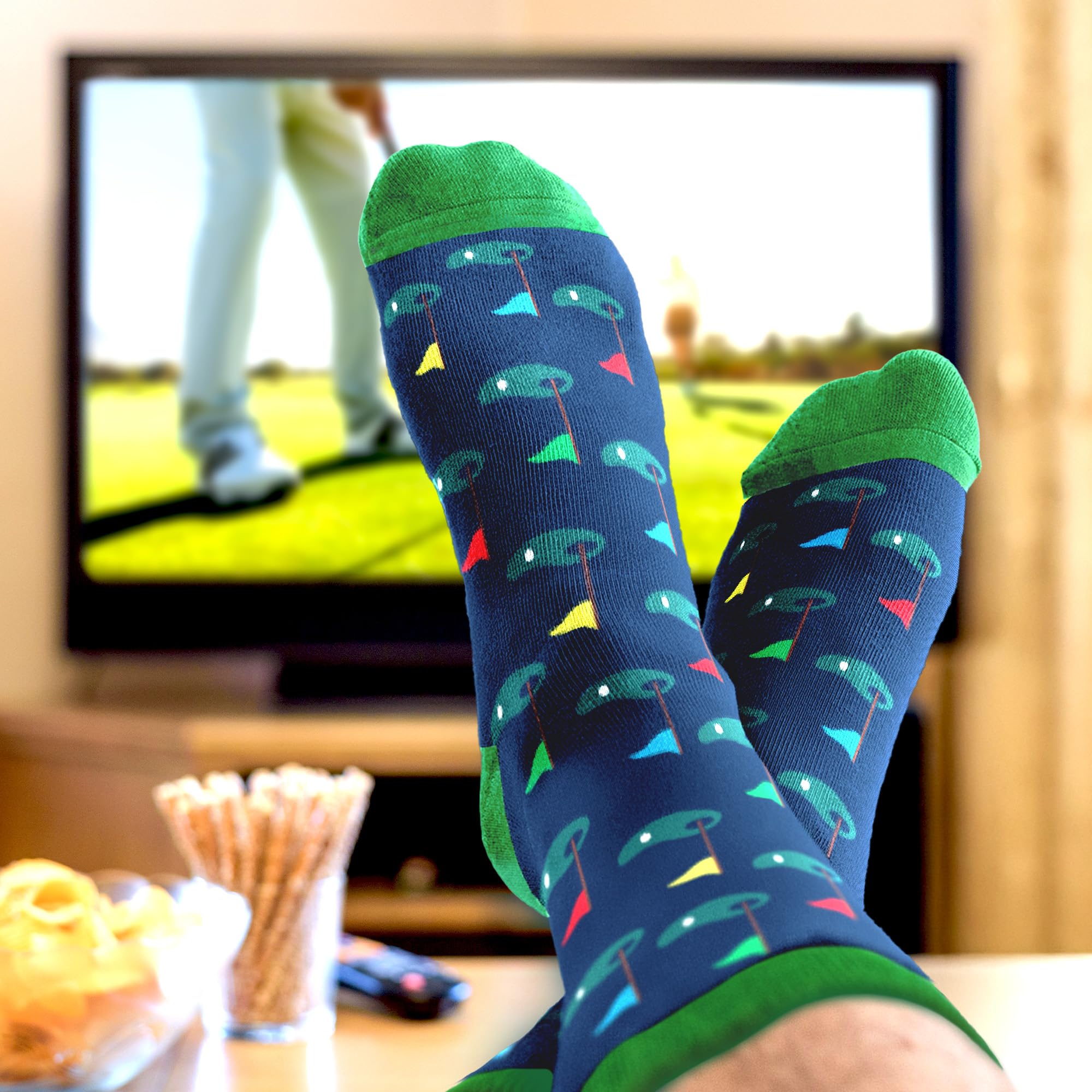 Golf Gifts for Men, Women - Golf Accessories, Golf Socks for Dad, Mom - Funny gift, Christmas Gifts, Stocking Stuffer