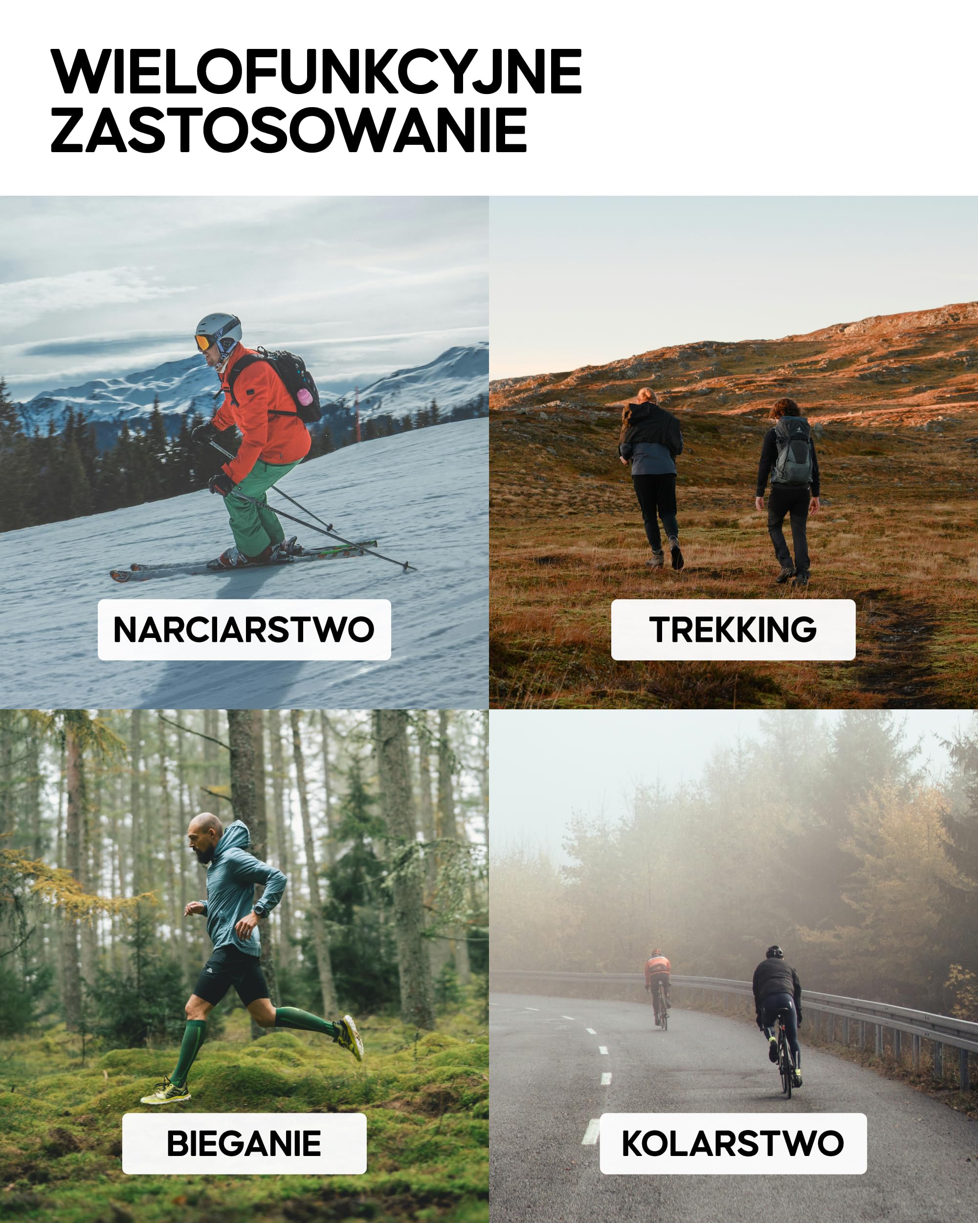 DANISH ENDURANCE Komin z 100% Wełny Merino, Lekka Kominiarka, Wielofunkcyjna Bandana, dla Mężczyzn i Kobiet, Unisex