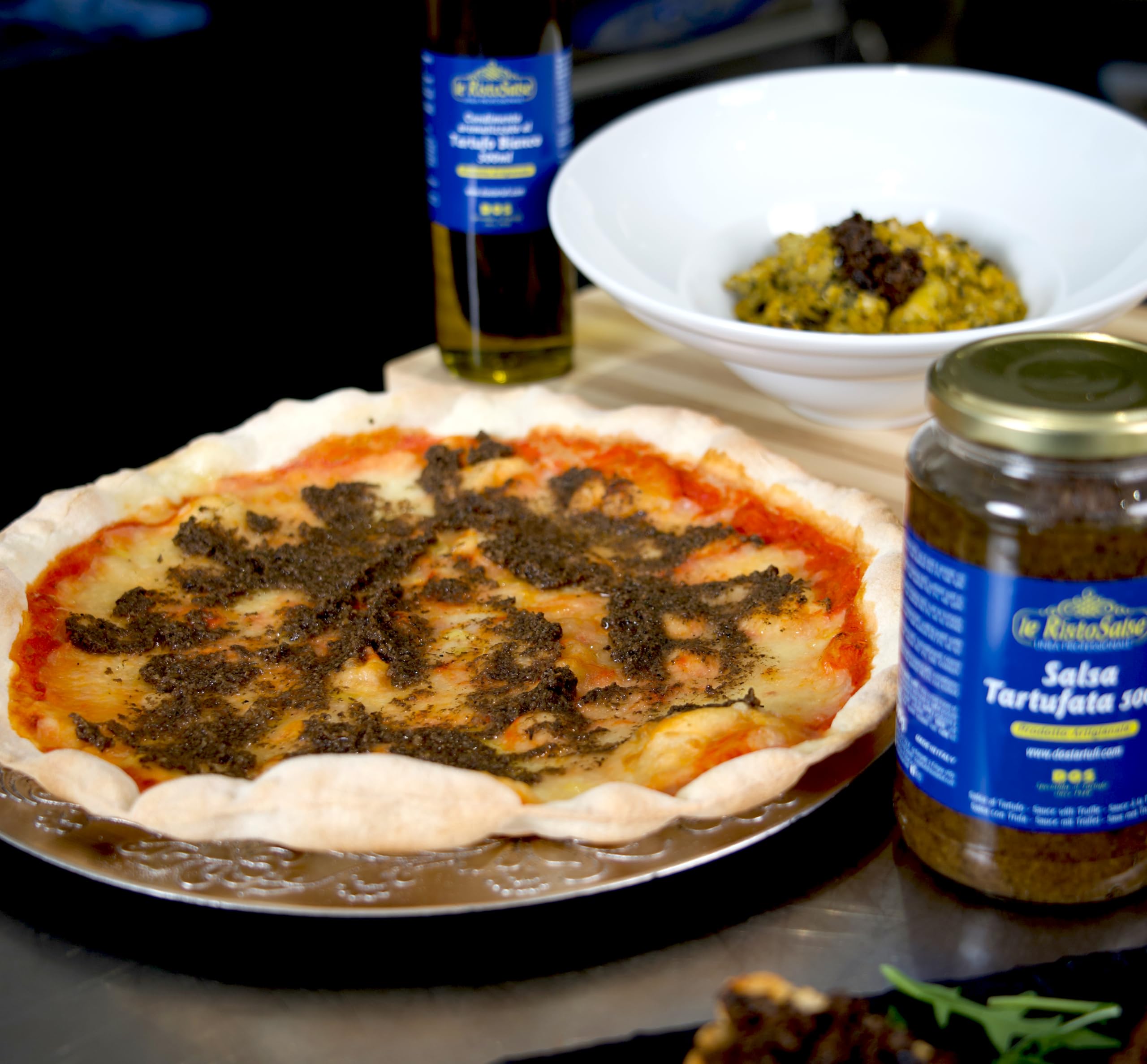 Trüffelsauce 500 Gramm - Verwendet in Restaurants und Kochen Profis - Italienische Artisan Produkt