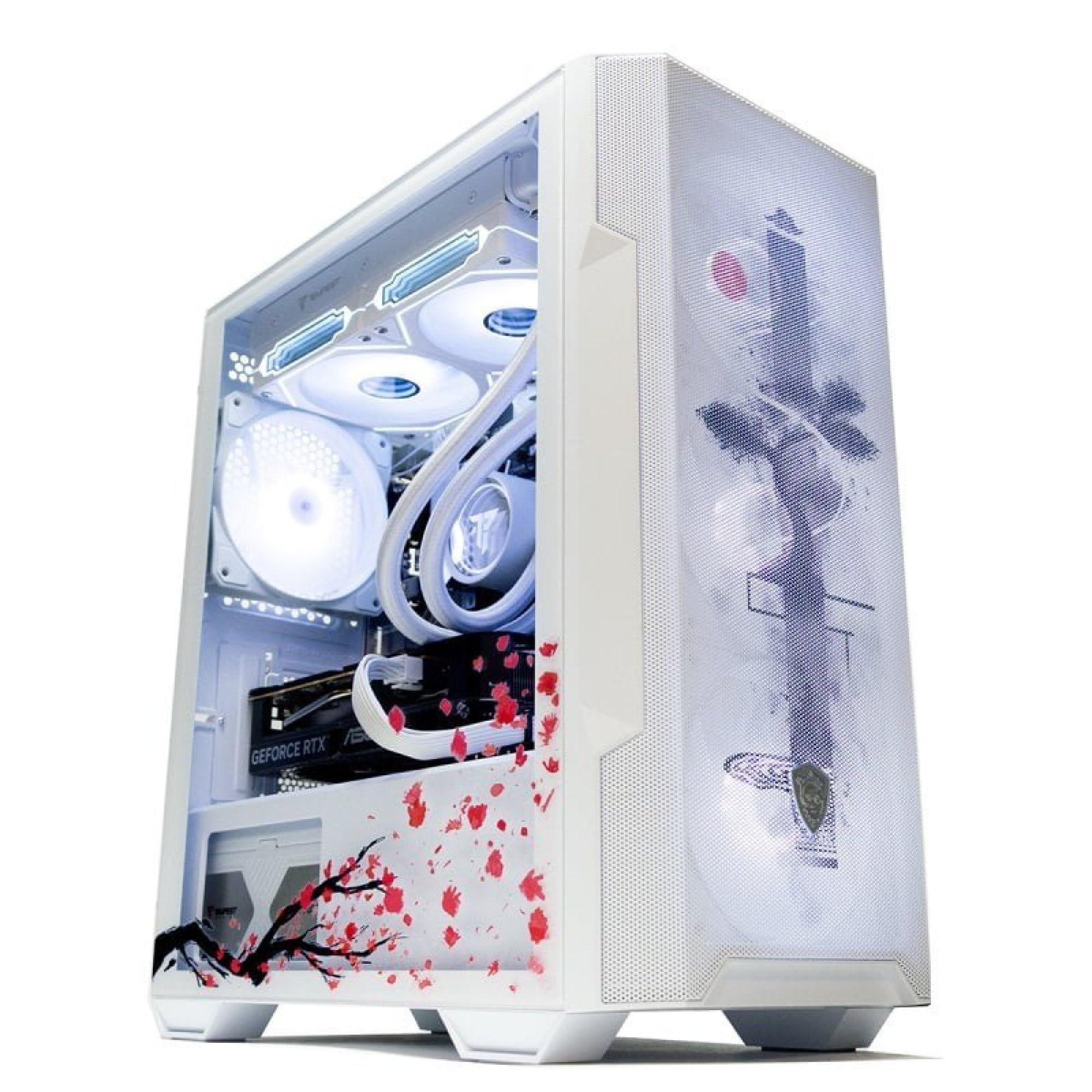 PcCom Ready Gaming PC Ryzen 7 5800X, RTX 5060, 32GB RAM, 1TB SSD M.2, PC Sobremesa Gaming Blanco Alto Rendimiento 4K, Japan Edition