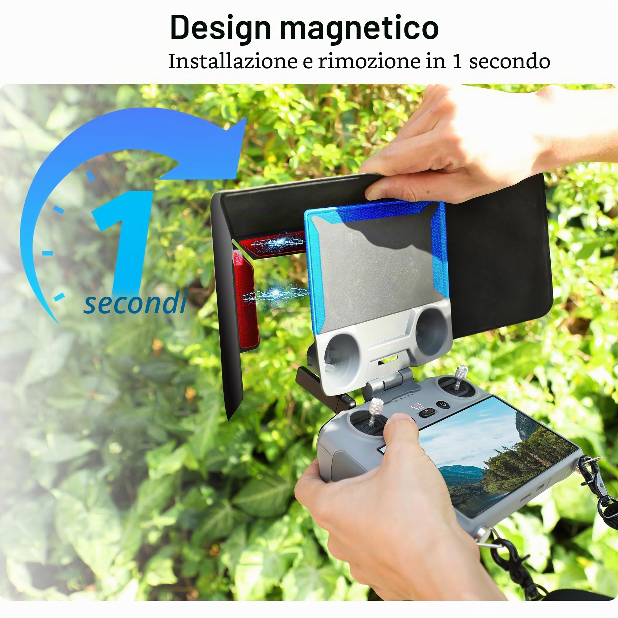 FPVtosky rc 2 parasole parasole con cordino per DJI Lito X1/Mini 5 Pro/Mini 4 Pro/Air 3/Avata 360 Accessori, Controller Screen Protector Joystick Cover Kit