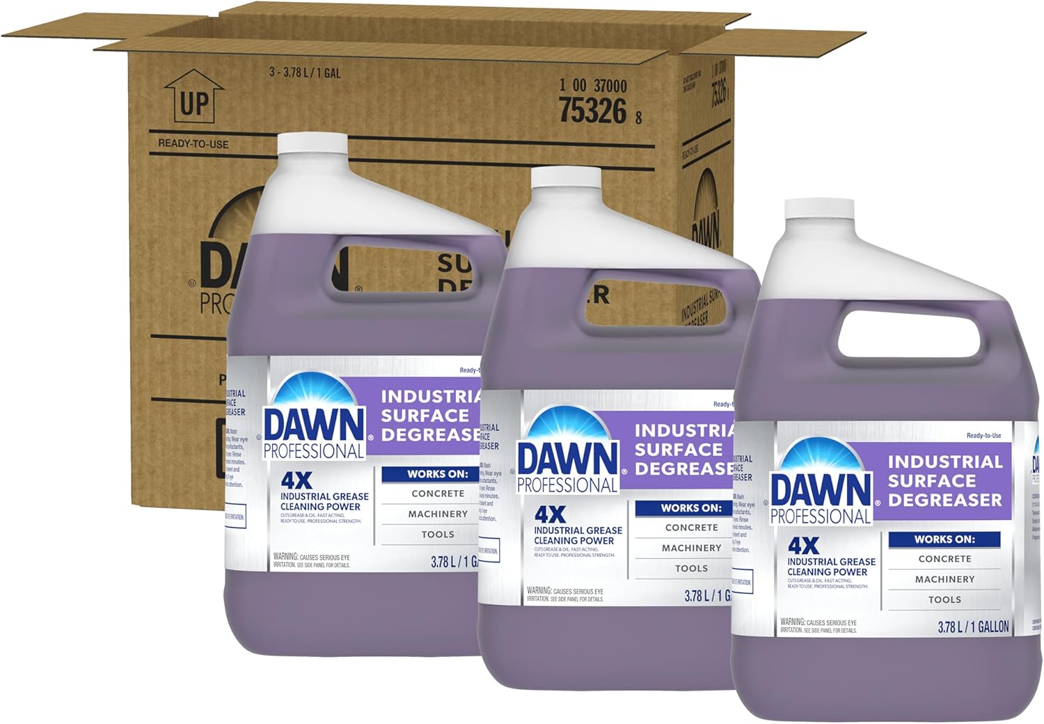 Dawn Professional Heavy Duty Liquid Degreaser, Pine Scent, 1 gal., 3/Carton (04852)