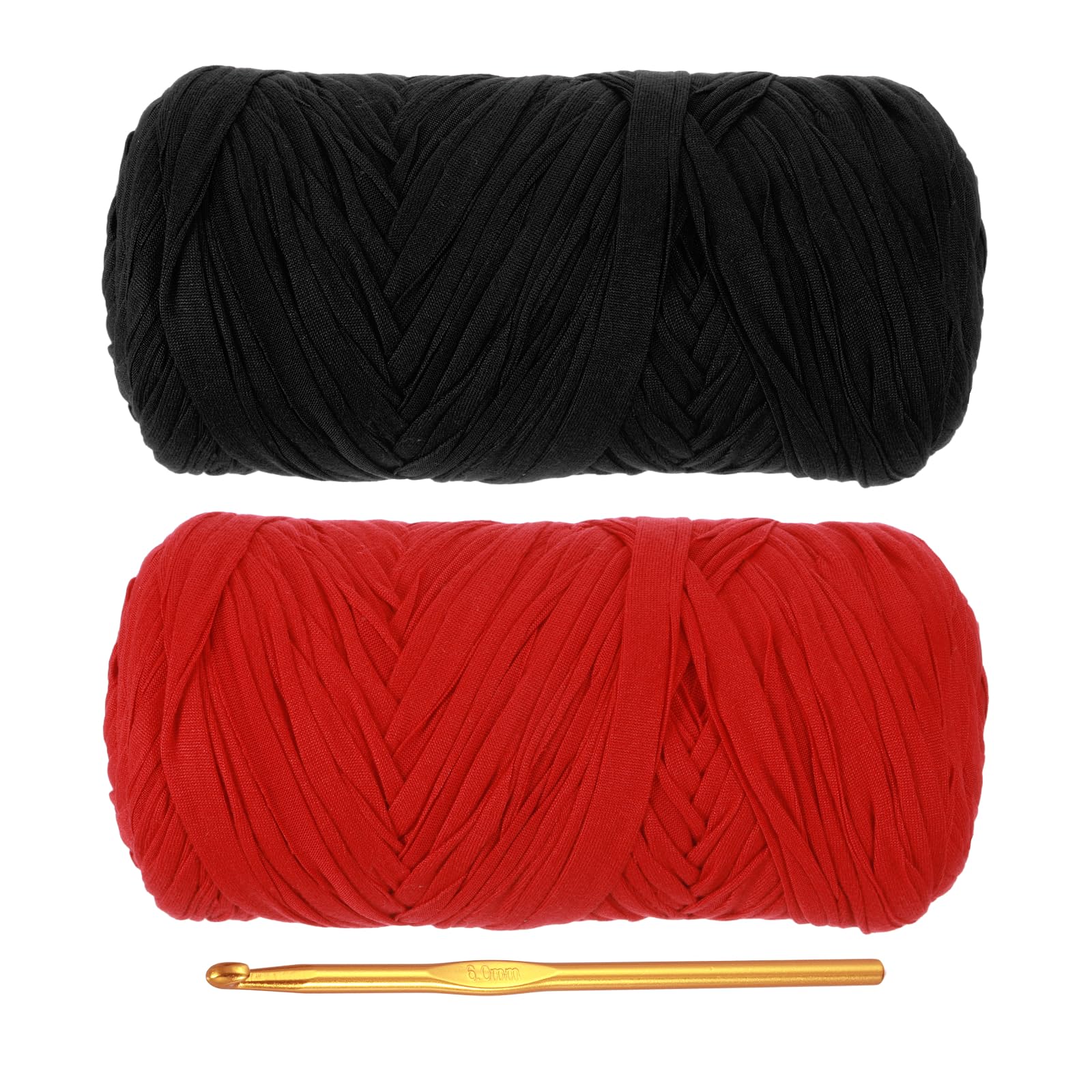PATIKIL T-Shirt Yarn for Crocheting with 1 Crochet Hook