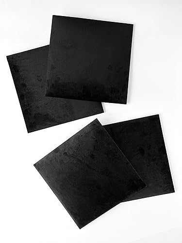 Miniatura 2 de Paquete de 4 paneles de pared acústicos de arte decorativo suave de terciopelo  Azulejos acústicos para reducir el eco que absorben el sonido y la