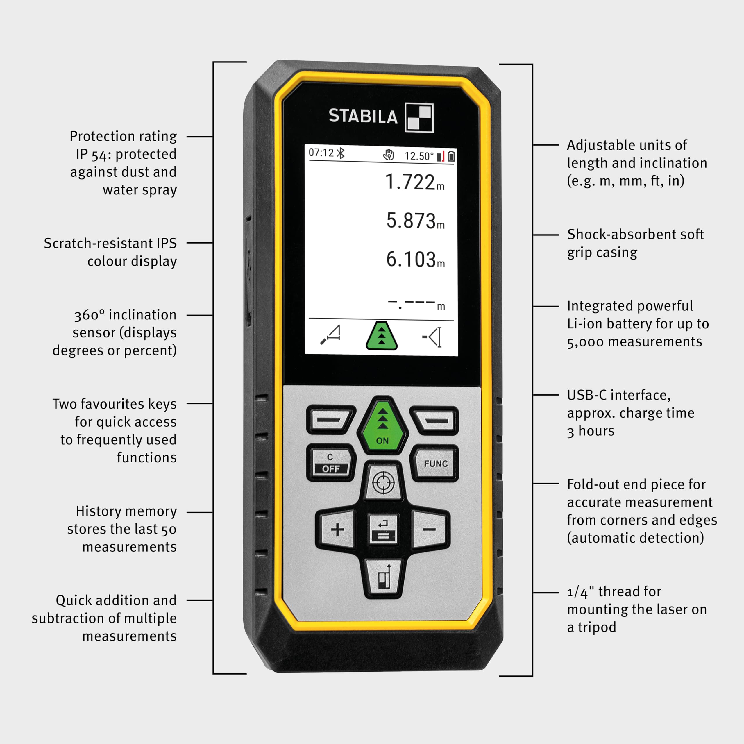 STABILA Télémètre Laser LD
