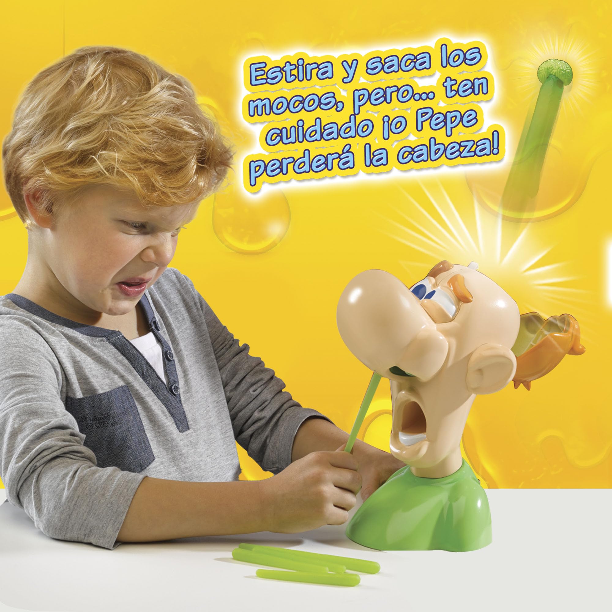 Bizak- Pepe Moco - Divertido Juego de Mesa para Niños de 4 Años - Juego Infantil con Mocos y Cerebros - Emoción y Risas Aseguradas - Regalo para Niños y para Reuniones Familiares (64554517)