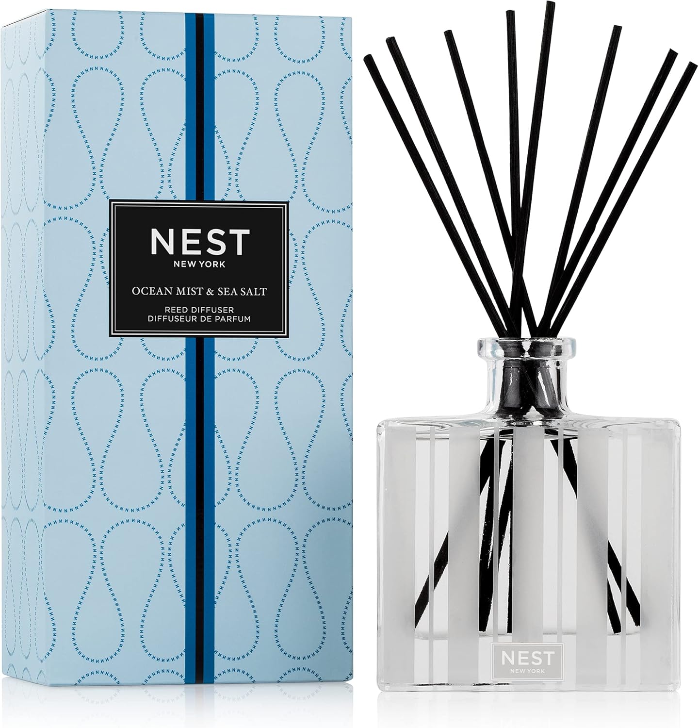 Lowest Price NEST Fragrances Reed Diffuser- Ocean Mist & Sea Salt , 5.9 fl oz