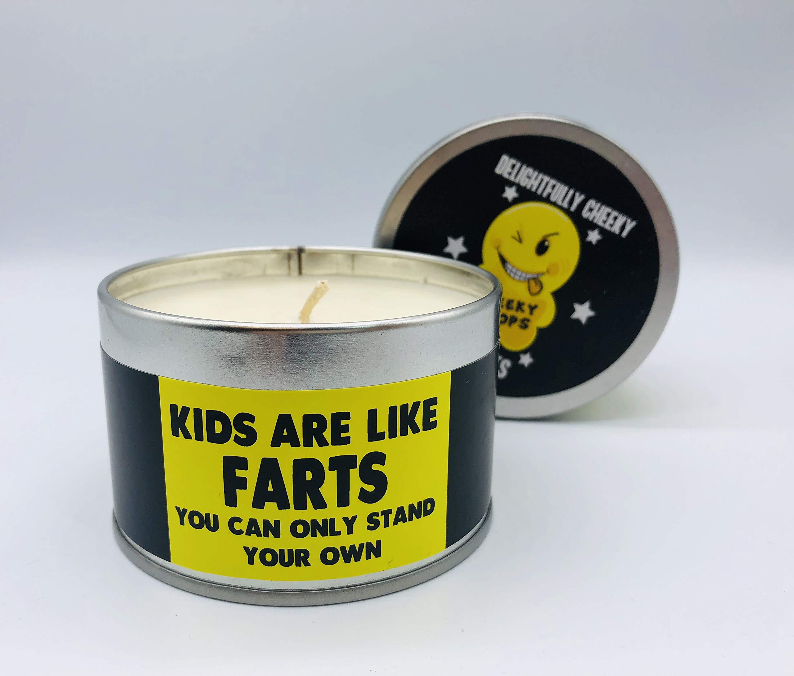 Candle Gift Novelty Humour Funny Rude - WCT01, White