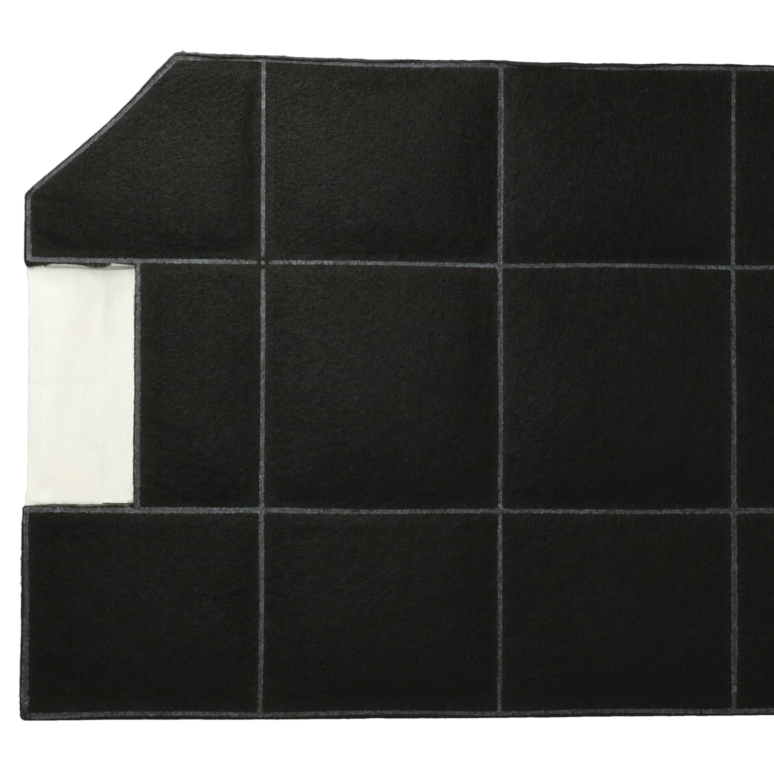 vhbw Filtro a carboni attivi sostituisce Siemens LZ33000, LZ33500 per cappe aspiranti - 49,6 x 23 x 3 cm