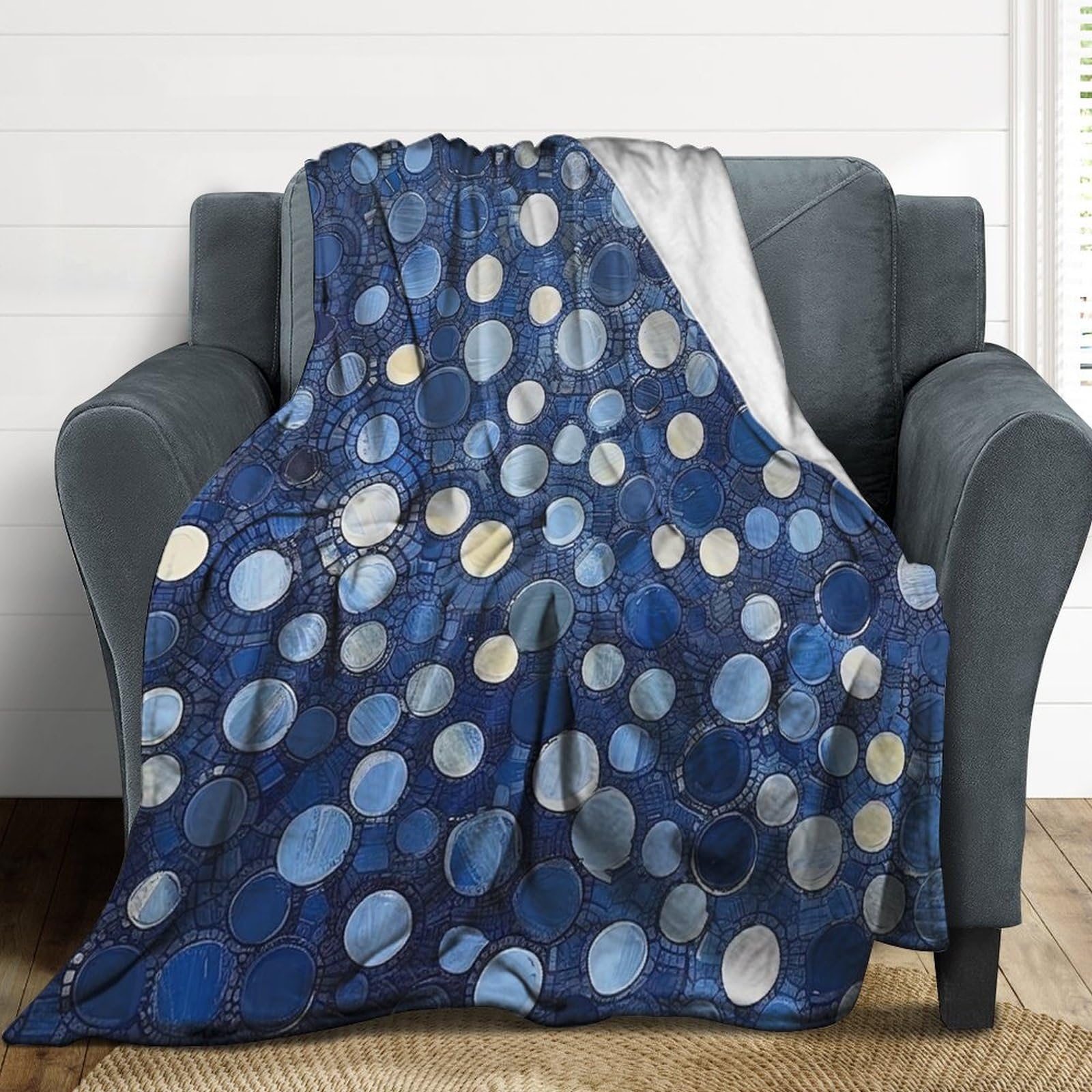 Coperta In Pile Di Flanella Morbidissima Con Bulldog Francese - Leggera E Accogliente, 127x101 Cm Per Bambini