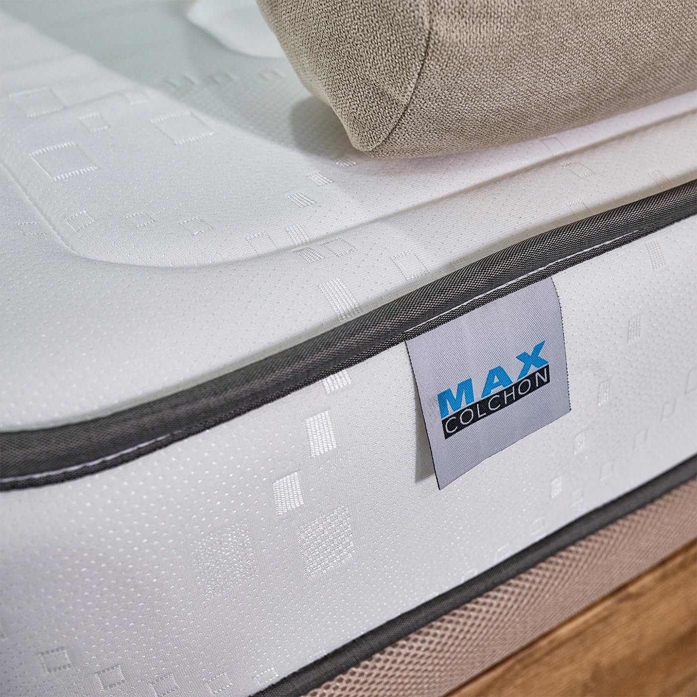 MAXCOLCHON Colchón Articulable Manhattan de 17cm con Firmeza Elástica y Espuma Adaptable para Camas Articuladas y Somieres Eléctricos (120x190 cm)