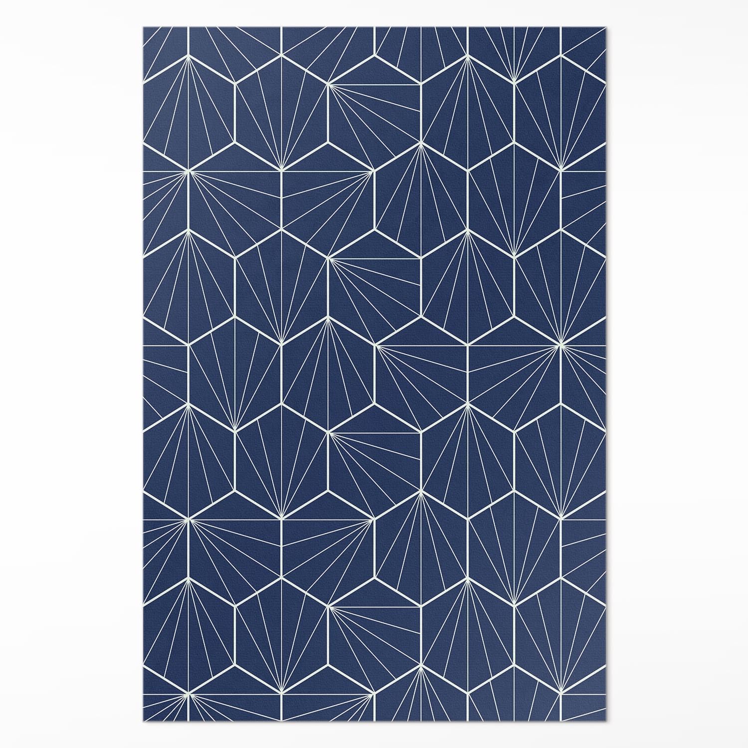 Tapis de sol vinyle maison deco 100x150 cm étanche pour salon et chambre