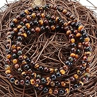 Vista 596 de MASSIVE BEADS Pulsera elástica de yoga hecha a mano con piedra natural, cristal curativo, energía, regalos para adultos unisex de 0.157 in, 0.236