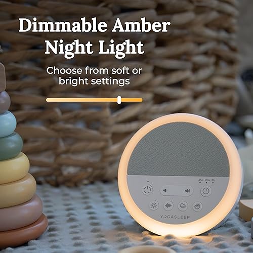 Miniatura 5 de Yogasleep Nod White Noise Sound Machine, With Soft Night Light & Sleep Timer, 20 Sound Options Including Lullabies, Nature & Pink Noise, Sleep Aid