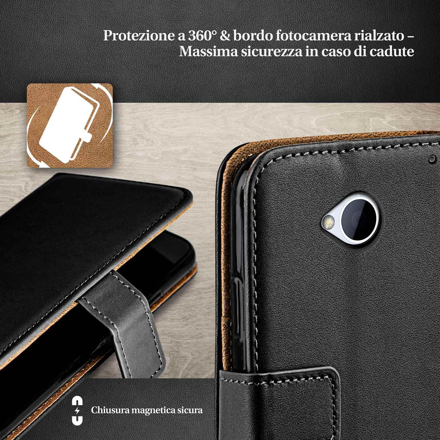 MoEx Custodia a Portafoglio per LG K8 (2017), Custodia per Cellulare con Tasca per schede e